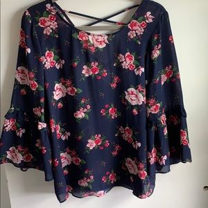 Charming Charlie 3/4 Sleeve Blouse